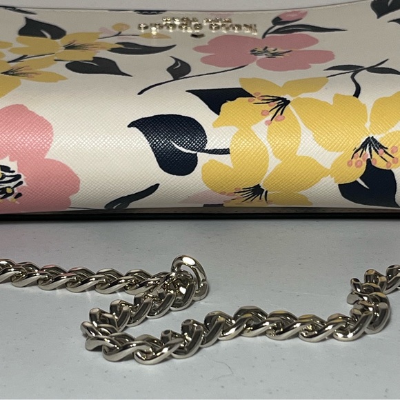 NWT Kate Spade NY Carson Cream/Multi Lily Blooms Crossbody - Picture 8 of 14